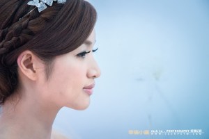 新娘側臉