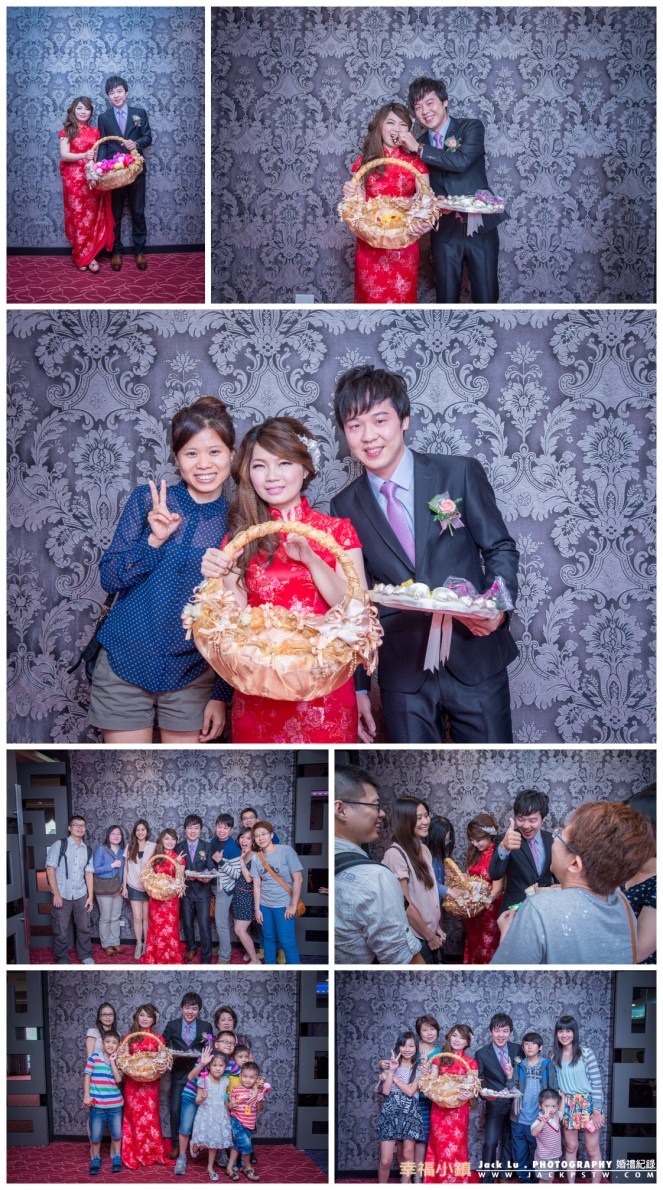 個人還滿喜歡這個背景,新娘換成這套造型,感覺有像節目主持人小嫻