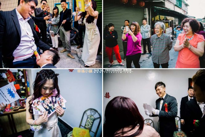 伴郎與新郎吃香蕉