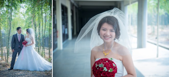 新娘白紗外拍照片