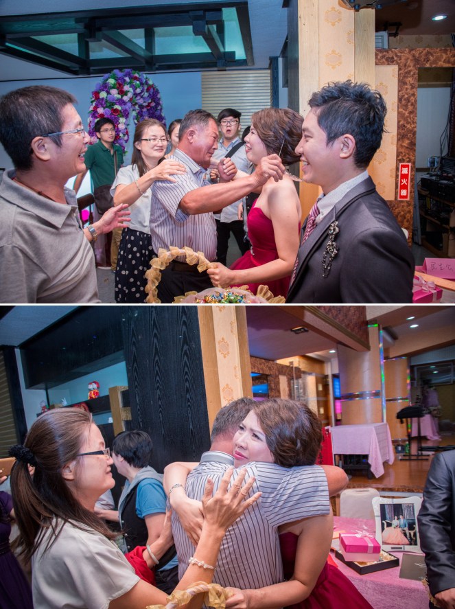 父親不捨得新娘子