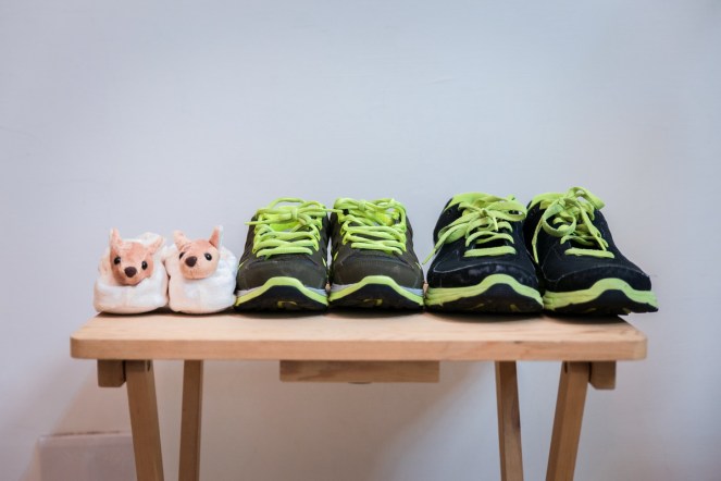 聽說Chloe和她先生都喜歡跑步,希望當小孩長大的時可3人一起跑步