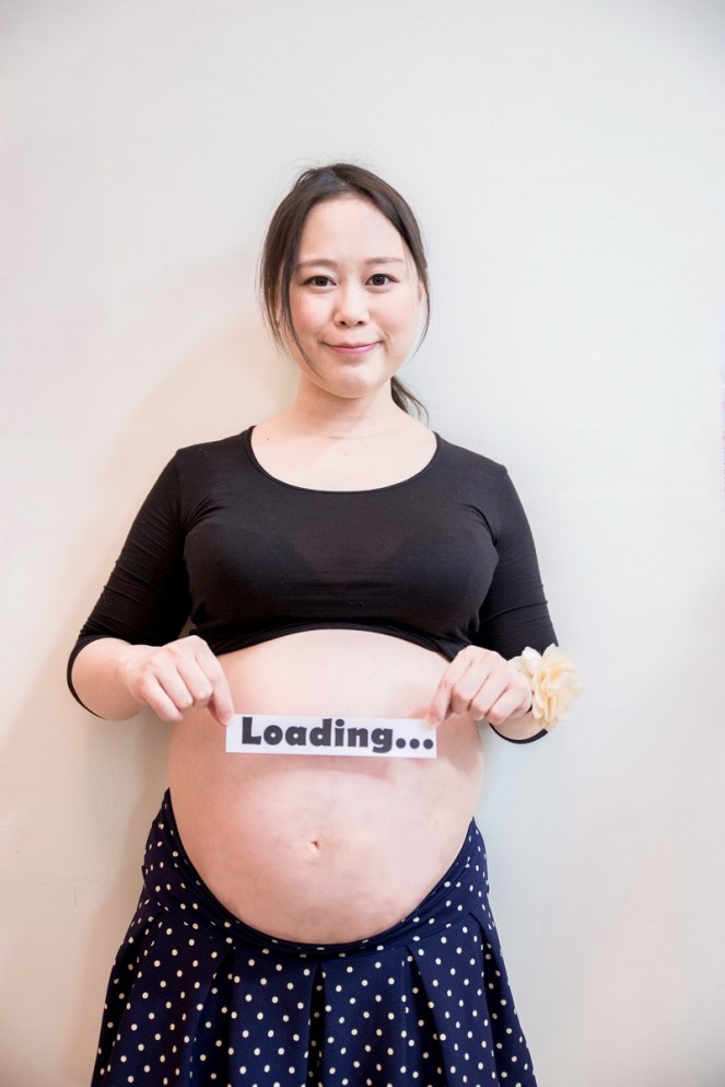 胎兒還在loading的畫面
