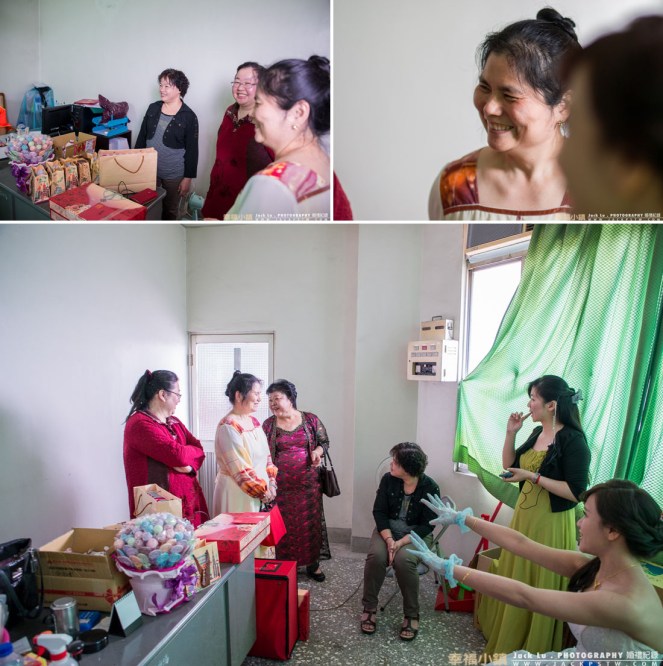 新娘小月超開心的,