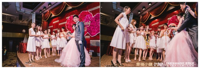 高雄-婚禮紀錄攝影師-婚宴喜宴-大八飯店-進入伴娘搶捧花的活動