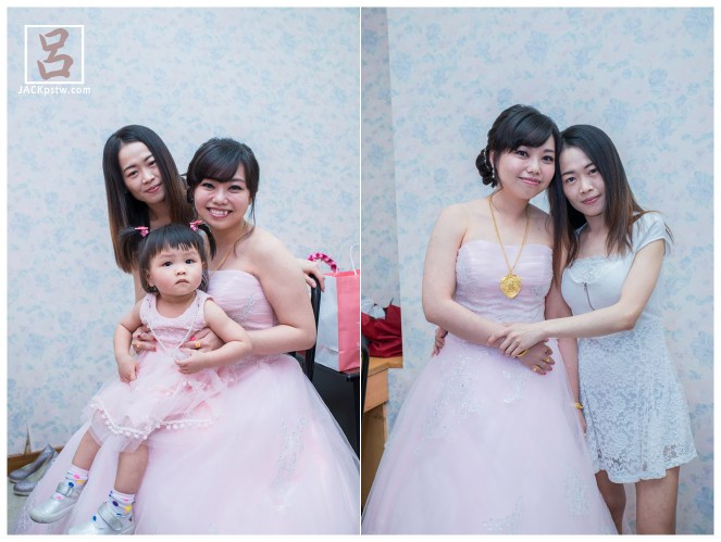 新娘子與小朋友,姐妹拍合照