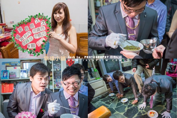 [創意闖關遊戲] 愛要長長久久-30秒內用鐵筷從綠豆中挑出9顆紅豆 懲罰:伏地挺身吃掉盤子內的芥末餅乾