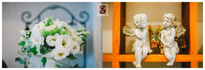 新郎家的裝潢小天使,今天新娘的捧花