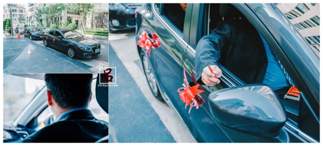 禮車就緒,準備出發迎娶