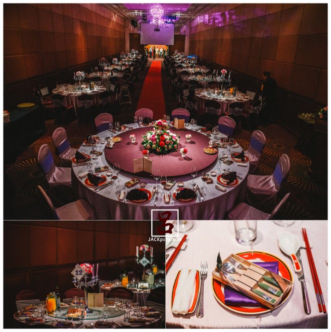 婚宴都準備好了,趁還沒有人進來趕緊拍幾張,新人很細節還準備小禮物給每個人