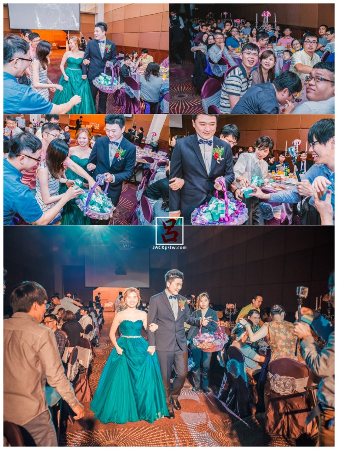 二次進場新人準備小禮拜送給賓客