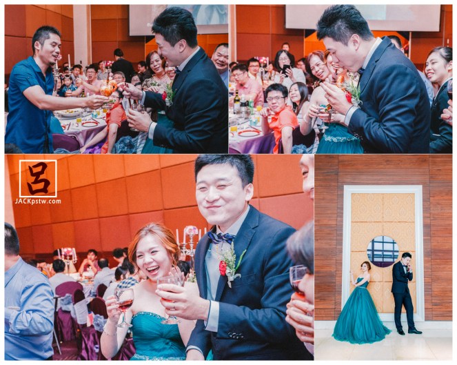 新郎的朋友特別準備鮮蝦特調杯