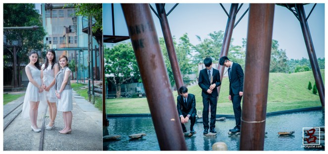 美麗伴娘與帥氣的伴郎