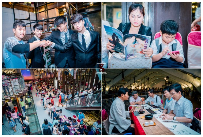 帥氣的伴郎, 聽說之前謝霆鋒有來這邊拍十二道鋒味