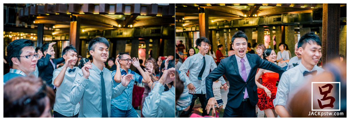 新娘新郎跳的妖怪手錶的方式進場