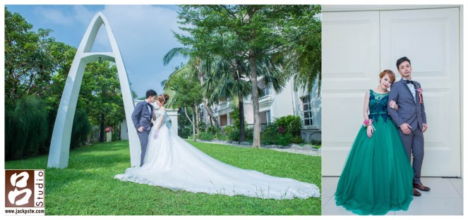 台南商務婚宴會館外頭也相當好看