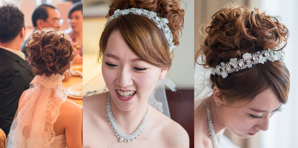 新秘采靜造型給人感覺乾淨俐落