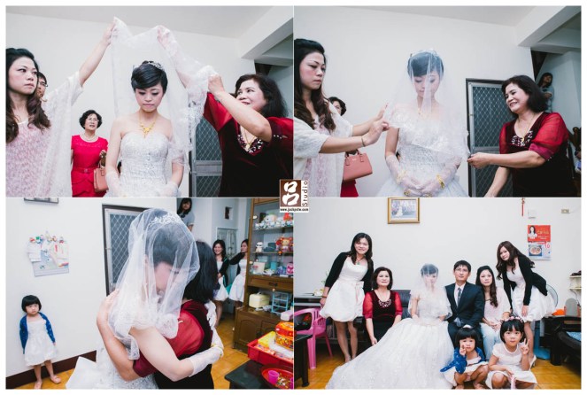 新娘拜別父母是最感人時刻，每位新娘家庭背景不同，每位的反應都相當奇妙