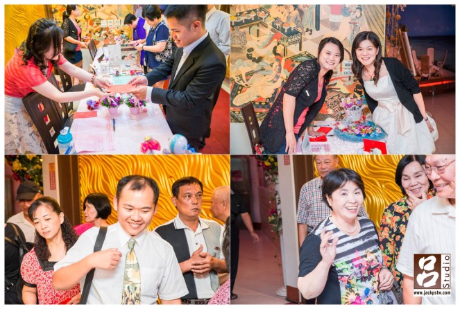 參加喜宴的賓客陸續進場