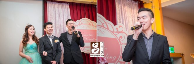 婚攝,Taiwan wedding,婚禮紀錄,婚禮攝影 今天帥氣主持人小謝,小謝本人好像是在玩樂團,很有觀眾縁
