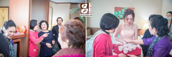 新娘奉茶儀式, 婚禮紀錄,婚禮攝影, 福容大飯店 準備進行新娘奉茶儀式