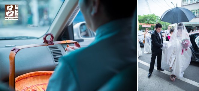 放炮叔, 新娘下車過火爐