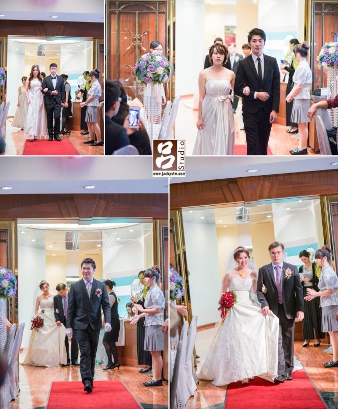 男女賓相進場, 新郎,和今天的女主角