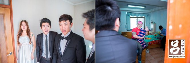 伴郎與新郎對看下, 闖關最後大魔王出現