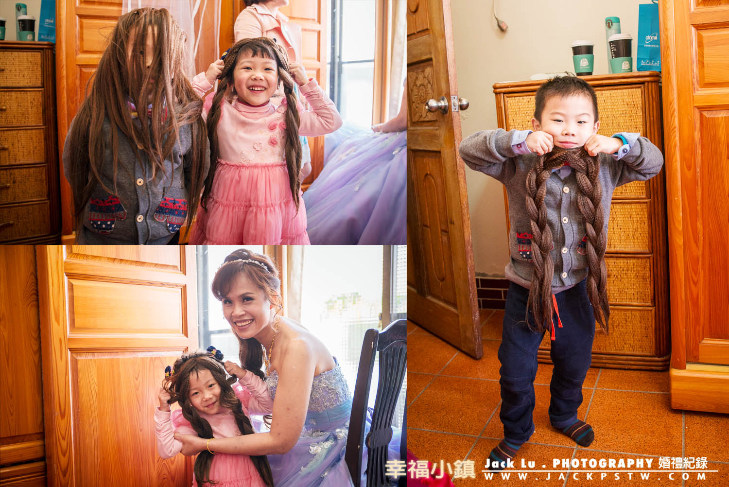 今天小呂遇到對手了,小朋友看到新秘帶來很多bing bing的東西,每個都隨手拿起來,被我抓到! 長髮怪人!