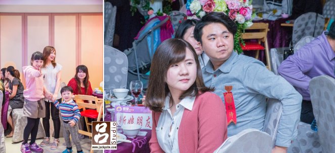 小妹妹看到攝影師在拍攝,叫弟弟快看他