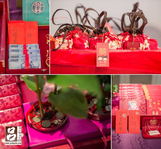 男方家準備的12禮