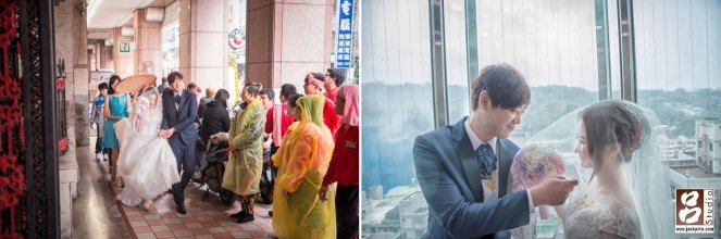 新娘嬌點 新人家門的廟會,新娘剛好變成大家注意的嬌點