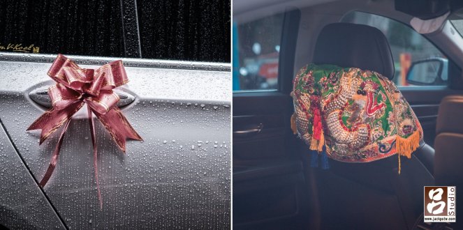 禮車彩花 禮車上的彩花