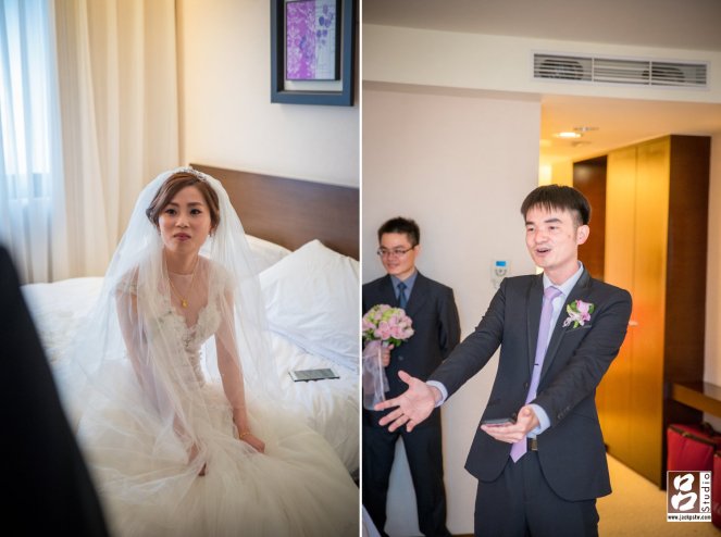 新郎特別要求新郎要唱歌給她聽