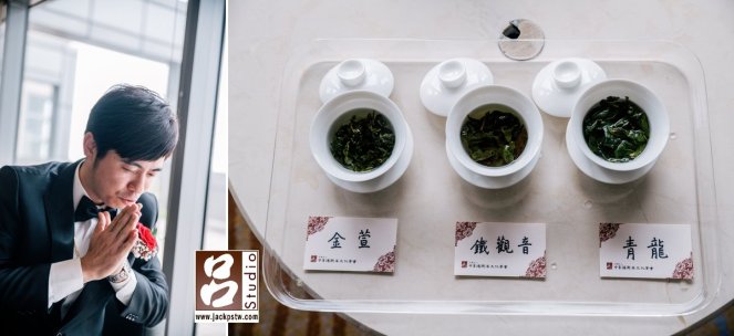 新郎也很逗,說這杯是鐵觀音,就擺出這樣的pose 新郎也很逗,說這杯是鐵觀音,就擺出這樣的pose