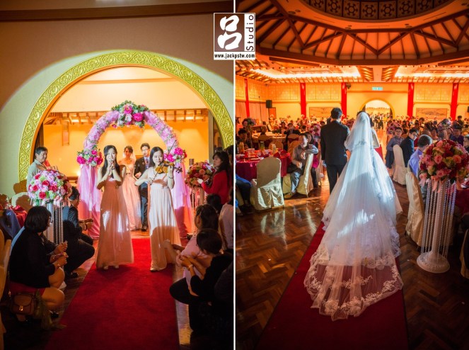 新人家族超多人,他們選在圓山飯店最大聽,開了超過80桌