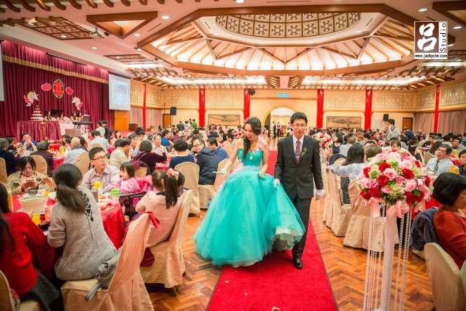 圓山飯店的5樓龍鳳廳很氣派歐