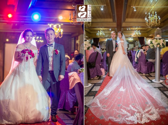 新人要退場,趁機拍幾張群擺拉開的畫面 新人要退場,趁機拍幾張群擺拉開的畫面