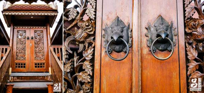 高腳屋正面,內部不能參觀,主人的住家吧