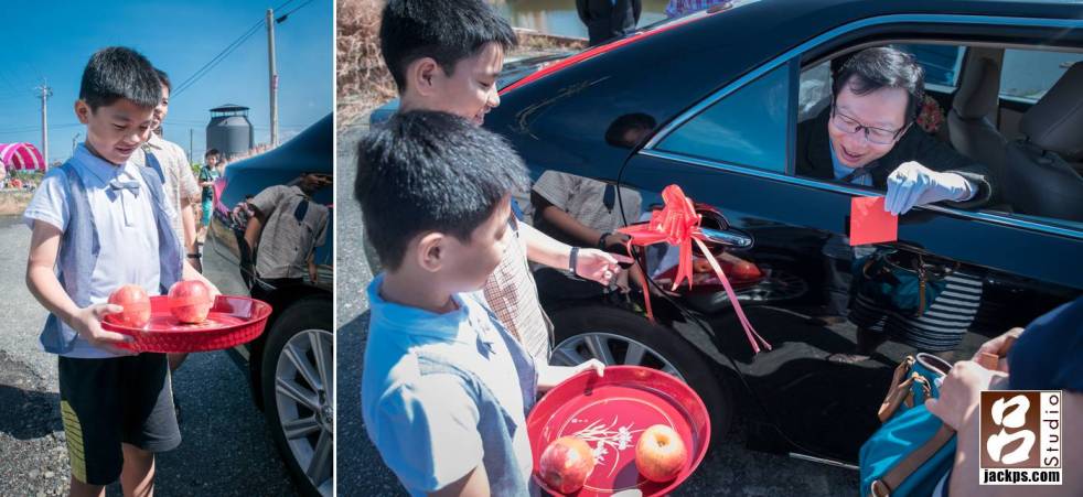 下車摸橘子給紅包