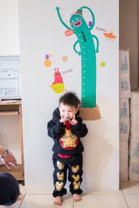 每年一定會拍攝的身高圖