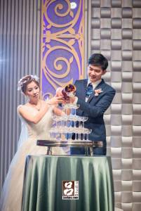 和樂宴會館-倒香檳塔