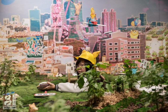 動物工地帽自拍