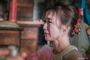 新娘掉淚