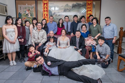 婚禮全家大合照