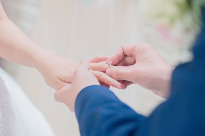 新娘交換戒子