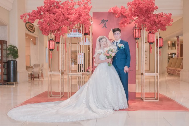 寒軒四維大廳拍新娘合照