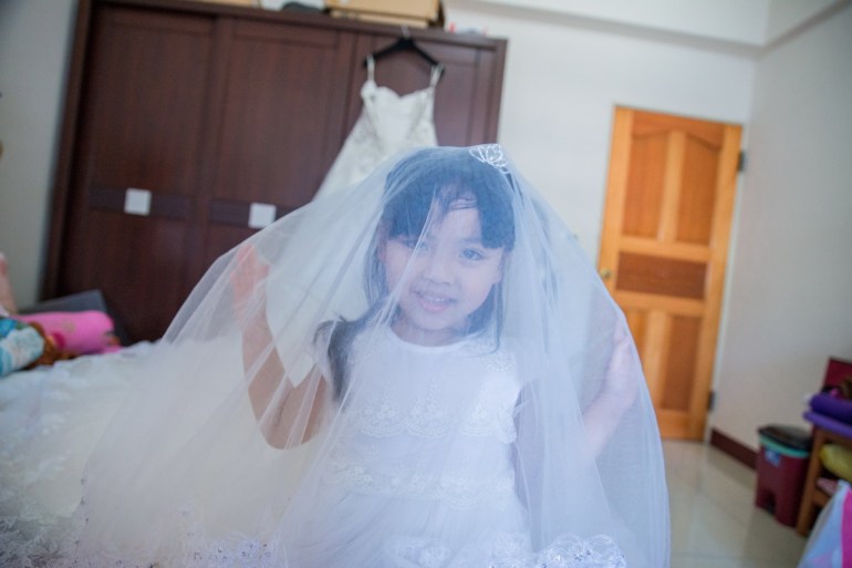 婚禮當天小花童