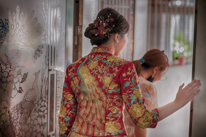 龍鳳褂背後的鳳凰