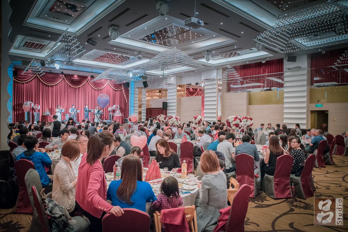 喜宴會館廳內的造型